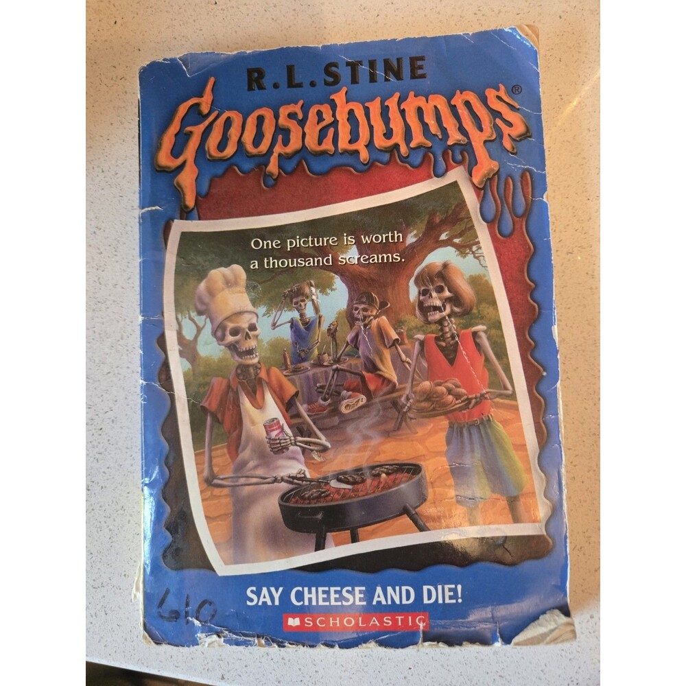 Say Cheese and Die! #4 GOOSEBUMPS (R.L. Stine) Paperback Scholastic 1st Edition